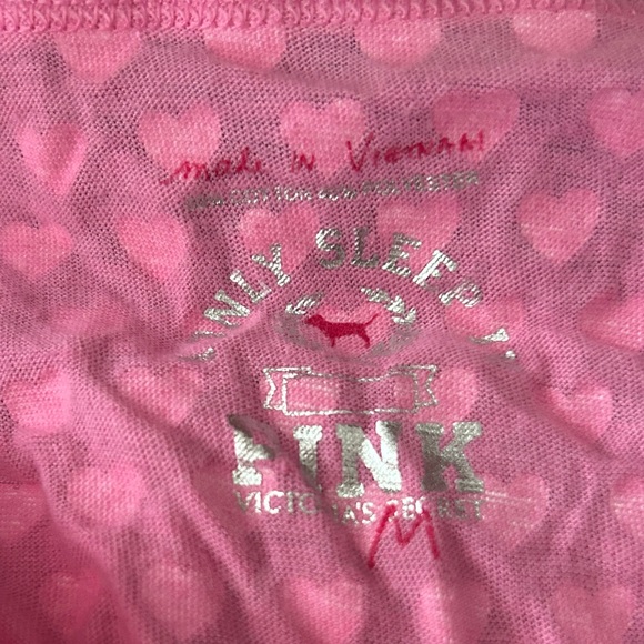 PINK Victoria's Secret Pink Heart Sleepwear Set M - Picture 5 of 5